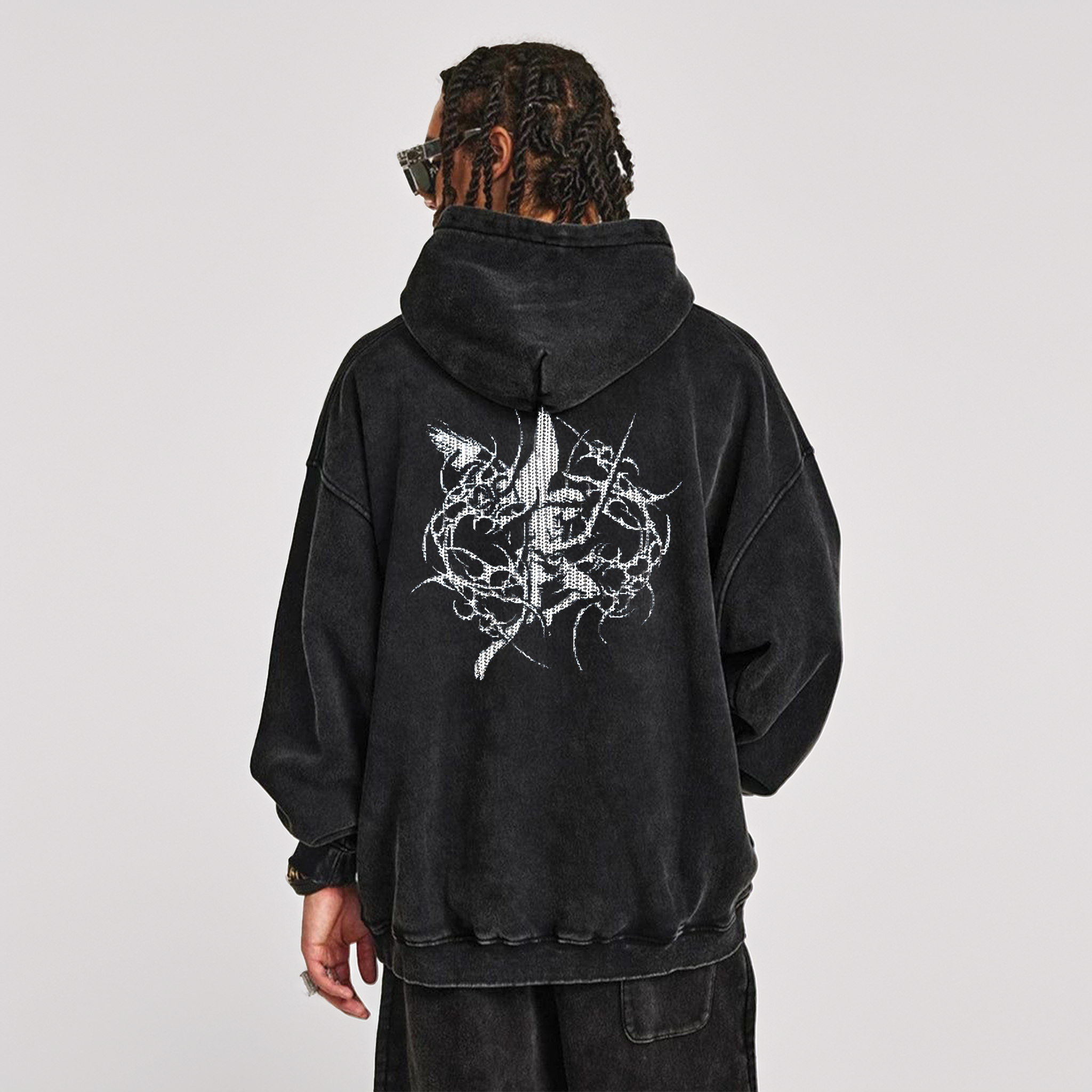 Core Angel- Acid Wash hoodie